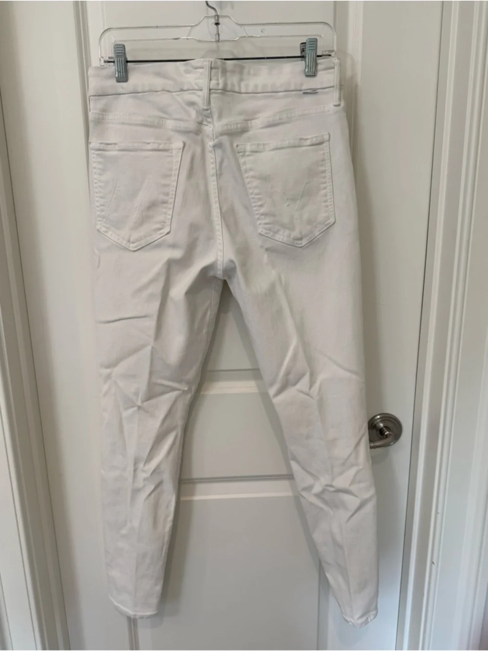 MOTHER White Skinny Jeans - Women’s Slim Fit - Picture 2 of 16